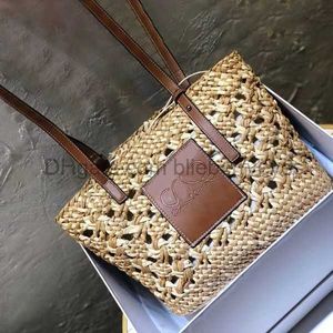 Totes Luxury large totes Shopping Bags Fold Straw weave handbags Designers Shoulder crossbody bag Casual famous purses beach Bag59blieberryeyes