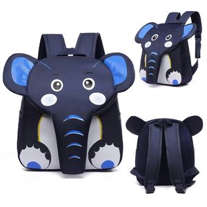 Rucksäcke Elefant Schule Kleinkind Rucksack für Kinder Niedlich 3D Tier Designer Kinder Schultaschen Jungen Mädchen Schultasche Plecak Szkolny 230914