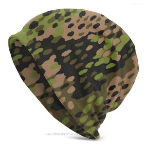 Berets Bonnet Hats Camo Camouflage Army Men Women's Knit Hat SS Erbsentarn Winter Warm Cap Design Skullies Beanies Caps