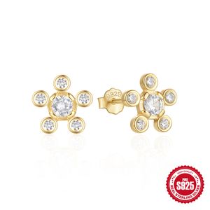 925 sterling silver Pentagram star stud earrings 2023 new designer women fashion earrings jewelry