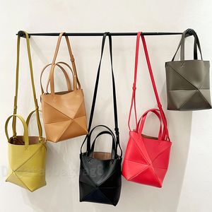 Designerskie torby puzzle fold torba do przechowywania Kobiet mini tote moda geometryczna torba sprzęgła luksusowe męskie torba na ramię składane torebki Portfel Portfel torebki Kluczowe torby