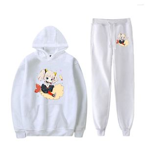 هوديز النساء 2023 Harajuku Kaguya 2d Sweatshirts الترفيهية الرياضية الرياضة تناسب الرجال ومجموعات