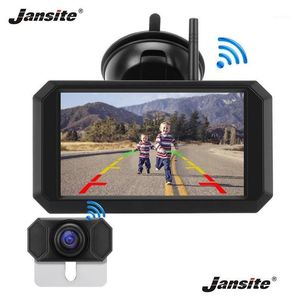 Vídeo do carro Jansite 5 Monitor Câmera de visão traseira Digital 1080P Sistema de estacionamento sem fio Visão noturna Câmera de backup à prova d'água1 Drop Deliver Dh4Sw