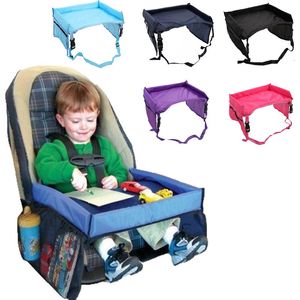 Unisex Kids Travel Tray for Car Seats, Portable Lap Desk with Large Activity Table, Stroller Parts & Accessories Organizer