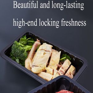 Plastic Reusable Bento Box Meal Storage Food Prep Lunch Box Reusable Microwavable Containers Home Lunch Box