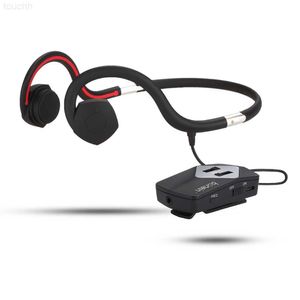 Mobiltelefonörlurar BN803 Benlednings hörlurar Ljudförstärkare 7 Justerbara band Sport TV-headset Inbyggt batteriets hörapparat Earphone L230914