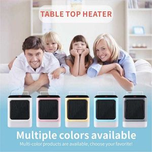 Home Heaters Electric Heater Mini Low Noise Night Light Remote Control Adjust Small Home Appliances Air Cooler 800w Dual Purpose Heater HKD230904