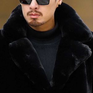 Mens Fur Faux Fur Mens Fur Faux Fur Mauroicardi Winter Long Black Thick Warm Fluffy Soft Faux Fur Coat Men Long Sleeve Lapel Plus Size Korean Fashion Men 4xl 5xl T221102L