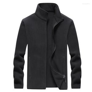 Gym Clothing Leece Outdoor Sports Warm Soft Breathable Hiking Windproof Winter Mens Stand Polyester Fabric Regular