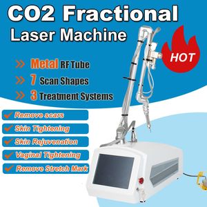 Máquina fracionária profissional da remoção do laser do co2 estrias cicatrizes remoção vaginal apertar elevador facial equipamento de beleza salão de beleza uso doméstico