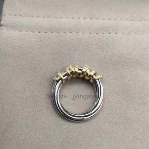 Solitaire Ring Gold Love Ring Luxury Designer Rings for Women S925 Silver Diamond White Heronsbill Anniversario Black Jewelry Black Woman Moissanite Jewlery Bijo