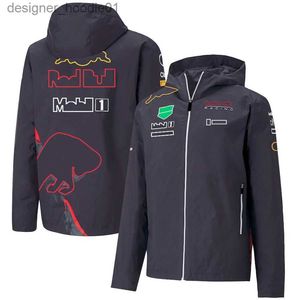 Damskie dresy dla kobiet nowa kurtka F1 Zip Up Hood Hoodie Formuła 1 Racing Suit Fani samochodu duże bluzy Team Men's Jackets Series F1 T -KIRTA Summer Polo koszule niestandardowe L230914