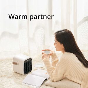 Home Heaters Electric Heater Mini Desktop Office Home Heater Hot Fan Portable Heating Warm Air Blower Warmer Machine For Winter Warmer HKD230904