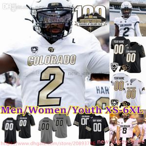 2023 Custom S-6xl NCAA Colorado Buffaloes Jersey 12 Travis Hunter 2 Shedeur Sanders 3 Dylan Edwards 21 Shilo Sanders 7 Cormani McClain 43 Trevor Woods Solder