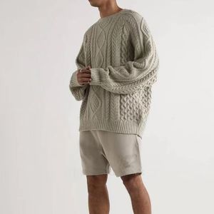 Herren-Pullover, Designer-Pullover, Damen-Wollpullover, dicker Stehkragen, Hemd, warmer Strickpullover, Herren-Damen-Winter-Fleece-Pullover, lässige, lose Pullover, klassisches Sweatshirt