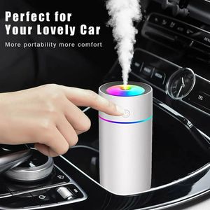 Luftbefeuchter 320 ml Ultraschallwagen Luftbefeuchter kreativer Lucky Cup USB Aromatische Diffusorluftreinigung und Feuchtigkeit mit farbenfrohen RGB