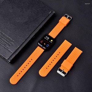 Watch Bands Multifarious Colors Silica Gel Watchband 18mm 20mm 22mm 24mm Silicone Rubber Different Size Flexible Replacement