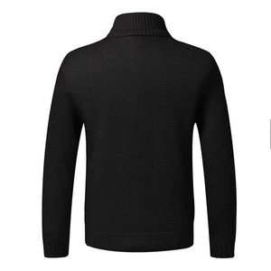 Mens jaquetas outono inverno cardigã cardigã homem lã de lã de zíper sweeatters slim fit maconha suéter de suéter grosso 230912