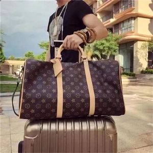 сумка на плечо 54 см, сумка Keepall, сумки из искусственной кожи, модные женские дорожные сумки, мужская спортивная сумка, женский спортивный кошелек большой вместительности