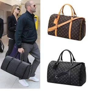 Homens Duffel Bags Fashion Designer Duffle Mulheres Saco de Viagem 55cm Poker Grid Flor Bagagem Bolsas Grande Capacidade Esporte Ao Ar Livre Tote Meninos Meninas Bolsa Satchel