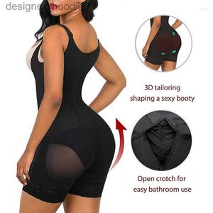 SHAPERS Women's Shapers Wysoka kompresja Płaski żołądek kształtowanie otwartego pliku majtki Body Shaper Kolumbijskie paski Corset Bulifter Shapewear Schmeal L230914