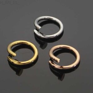 Solitaire Ring Original Designer Ring Love 18K Gold Silver Rose 316L rostfritt stål ringar kvinnor män älskare bröllop smycken lady present 6 7 8 9 l230914