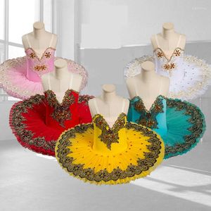 Abbigliamento da palcoscenico Gonna da balletto per bambini Costume da ballo del piccolo cigno Ragazza TUTU Pettiskirt da principessa