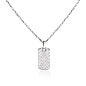 Designer-DY-Halskette, luxuriöse Top-Edelstahlkette, vollständig imitierter Diamant, Markenanhänger, Halskette, Accessoires, Schmuck, Mode, romantisches Valentinstagsgeschenk