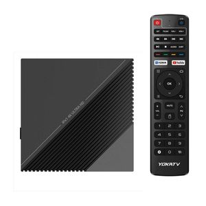 YOKATV IPX1 AMLOGIC S905Y4 2GB 16GB Android TV Box 2.4/5G Dual WiFi BT5.1 Android 11 ATV SMART SET TOP BOX OTAアップデート