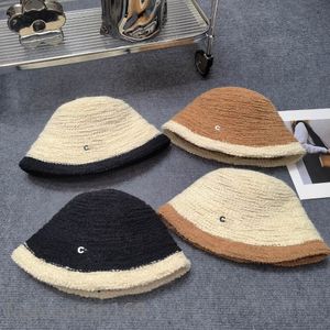 gorro Outono e inverno chapéus de malha femininos moda masculina e feminina casual quente designers decorativos uma variedade de chapéus macios com chapéus de aba semelhantes aos chapéus de pescador