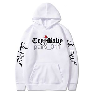 Moletons masculinos moletom calças masculinas homens hoodies 2023 LilPeep Rose Cry inverno moda unisex casal pulôver streetwear moletom masculino sudaderas 230414 x0914