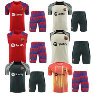 2023 2024 Barcelona tracksuit men football training soccer suit jerseys vest polos Short sleeve shorts kit 22 23 24 Man the Sleeveless t-shirt polo jogging Tracksuits