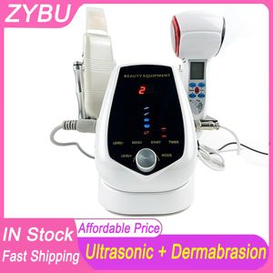 5in1 Beauty Salon Ultrasound Equipment Hot And Cold Hammer Facial Machine Ultrasonic Skin Scrubber Deep Cleaning Microdermabrasion Peel Facial Care