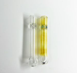 Tubo queimador de óleo de vidro pirex acessórios para fumar tubo transparente transparente de 9 cm