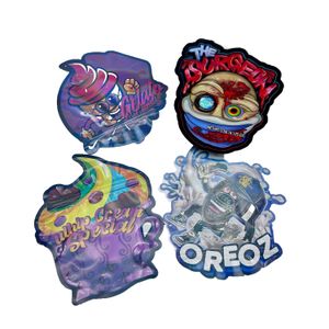 1G 3.5G 7G 28G Die Cut Special Shape Runtz Holographic Mylar Bag Donmerfos Paloma Plastförpackningar