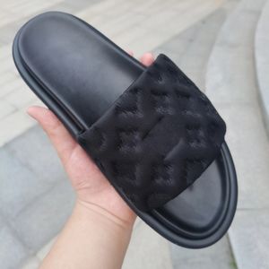 Dupe kardborrtofflor pool kudde komfort designer tofflor män kvinnor sandaler gummi glid fashionabla lätt att slitna stil bilder