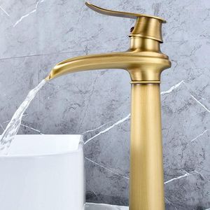 Küchenarmaturen Gold Wasserfall Flexible Griffe Garten Luxus Wasserhahn Ausziehbarer Einhebel Grifos De Cocina Home Products