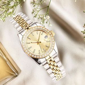 Handgelenk Uhr Uhr Diamond Lünette Automatische Maschinen Herren Watch 36mm Herren Uhren Luxus Mode Mann Frauen 2813 Bewegung Uhr Gold Silber Freizeit Uhren