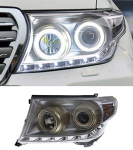 Auto Licht für Toyota 2007-20 15 Scheinwerfer Montage Land Cruiser Modifizierte LED Täglichen Lauflicht Fluss Blinker