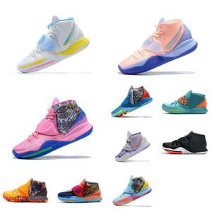 Womens Irving Men Kyrie 6 basketball shoes youth kids Kyries 6s vi sneakers Neon Graffiti Purple Camo Leopard Green Pink tennis with box