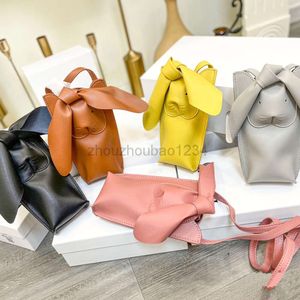 Low-End Designer Leather Mini Rabbit drawstring shoulder bag for Women - Durable, Portable, and Stylish Crossbody Purse (CJD2307202)
