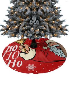 Christmas Decorations Santa Claus Bells Tree Skirt Xmas For Home Supplies Round Skirts Base Cover