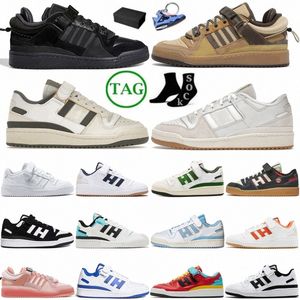 Forum 84 Low Chalk White Gum Branco Marrom Bad Bunny UNC Off Anniversary Verde Camo Sapatos Casuais Mulheres Mens Brilhante Azul Preto Orbit Cinza Verde Rosa Oran k2gs #