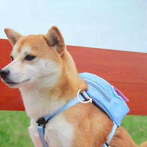 Mochila para transportar cães, mochila escolar de grande capacidade para carregar cães, pequena e média, shiba, corgis, mochila escolar ao ar livre, corda de tração