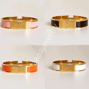 letter Bangle stainless steel gold buckle Designer bracelet fashion jewelry men and women bracelets with Veet bag