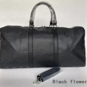 2022 Duffel Mens PU 가죽 디자이너 여행 클러치에 수하물 가방 남성 농구 토트 55 50 PVC 투명 핸드백 더플 백 118214S