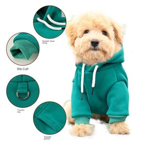 Hundebekleidung Haustierkleidung Warme Fleece-Hoodie-Kleidung Kleine und mittlere Weste Outdoor-Sweatshirt Bulldogge Husky Welpe Katzenkostüm 230914