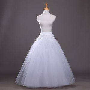 Organza Tiul Ball Suknia Bridal Petticoat 2019 4 Warstwy ślubne halki nowator