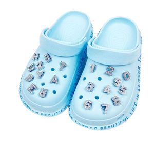 Schuhteile Zubehör Clog Charms Damen Mädchen Ästhetik für Clog Slides Sandalen Rosa Partybevorzugung Drop Lieferung