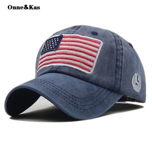 American Flag Baseball Cap Truck Caps Dad Hat Snapback Hip Hop Cap Hatts Män Kvinnor Rabatt hela291E